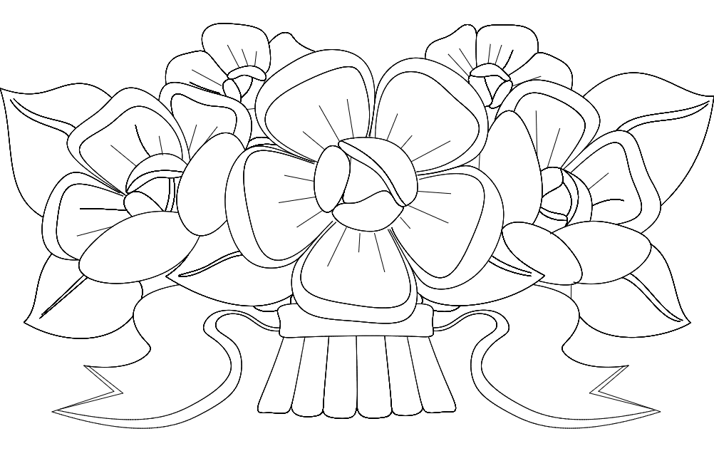 imagem do arquivo vetor para download Desenho de flores 