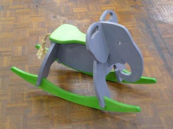 imagem do arquivo vetor para download Elefante de balanço