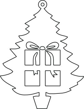 imagem do arquivo vetor para download Enfeite para arvore de natal