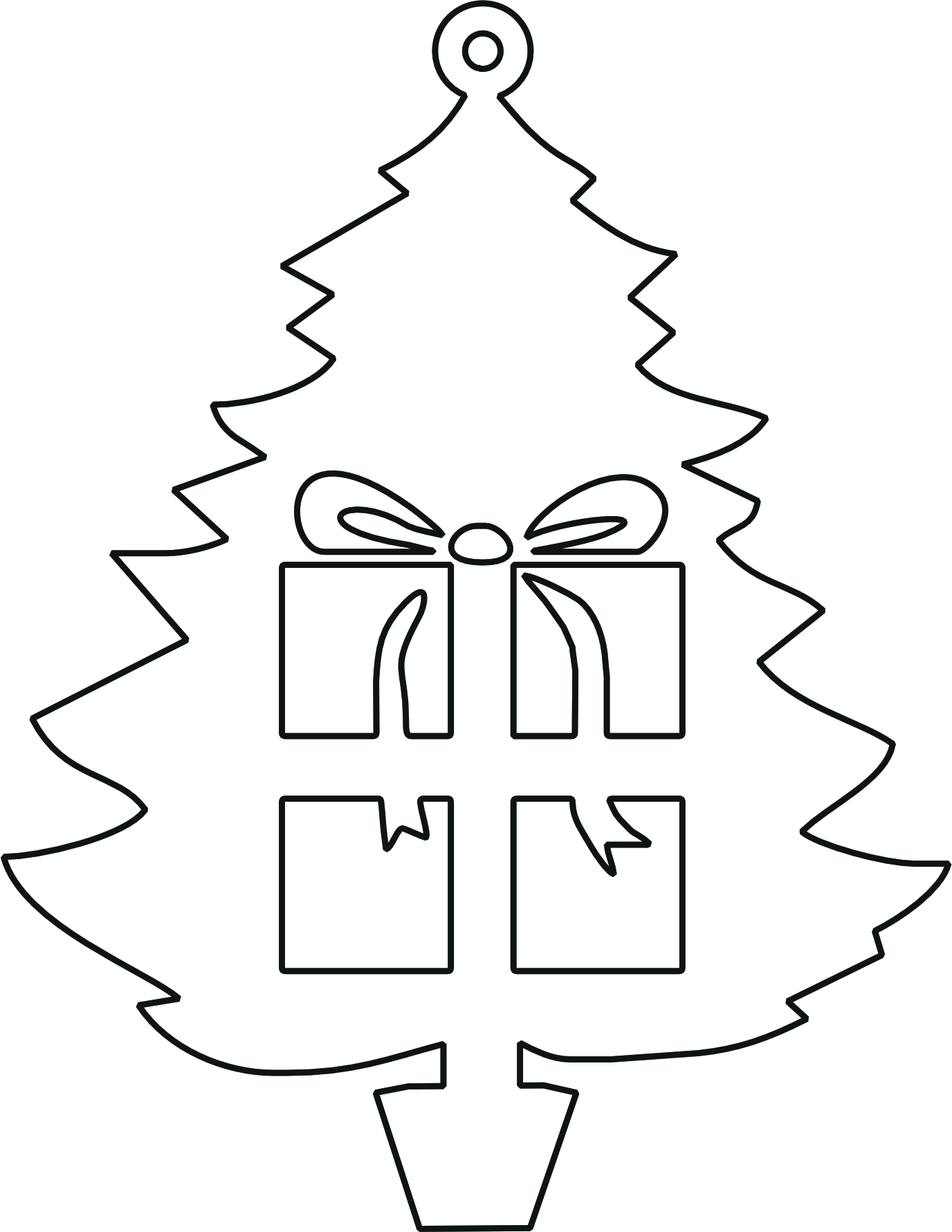 imagem do arquivo vetor para download Enfeite para arvore de natal