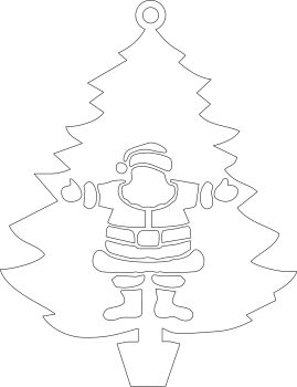 imagem do arquivo vetor para download Enfeite para arvore de natal