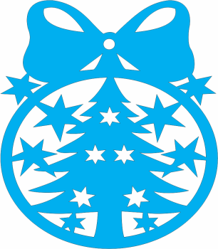 imagem do arquivo vetor para download Enfeite para arvore de natal: Arvore de Natal