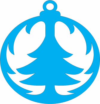 imagem do arquivo vetor para download Enfeite para arvore de natal: Arvore de Natal