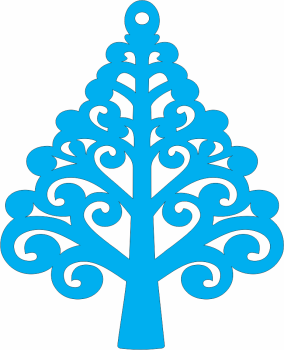 imagem do arquivo vetor para download Enfeite para arvore de natal: Arvore de Natal