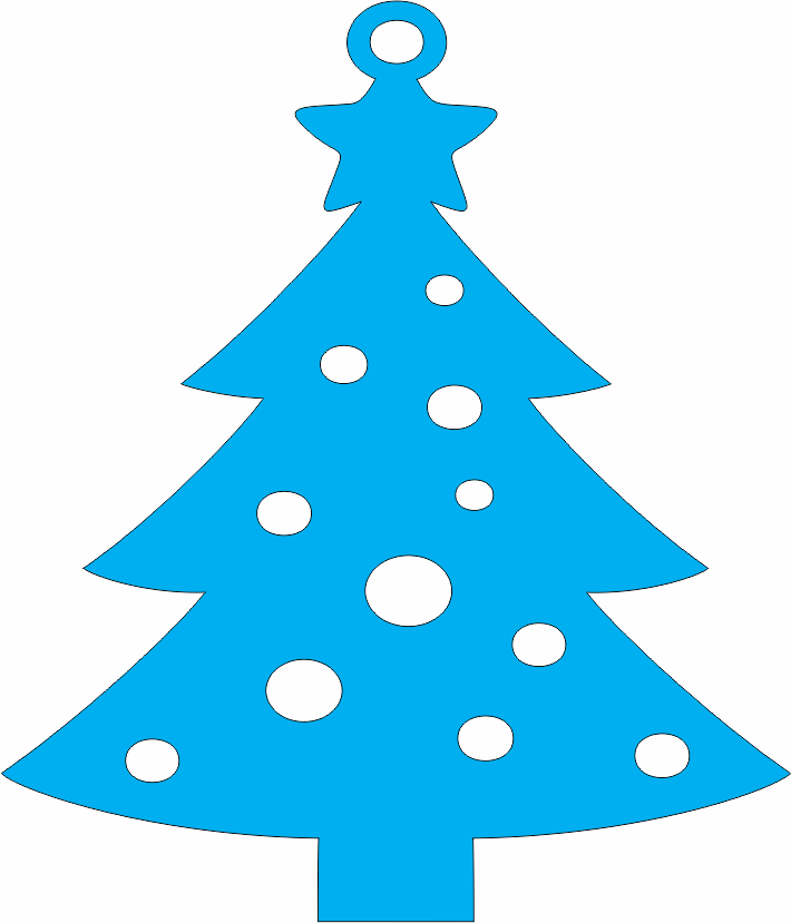 imagem do arquivo vetor para download Enfeite para arvore de natal: Arvore de Natal