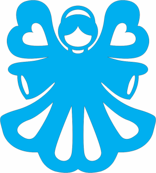 imagem do arquivo vetor para download Enfeite para arvore de natal: Anjo