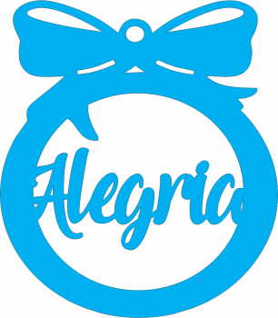 imagem do arquivo vetor para download Enfeite para arvore de natal: Alegria 