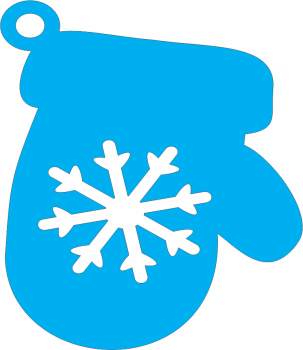 imagem do arquivo vetor para download Enfeite para arvore de natal: Luva 