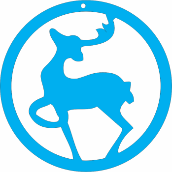 imagem do arquivo vetor para download Enfeite para arvore de natal: Rena