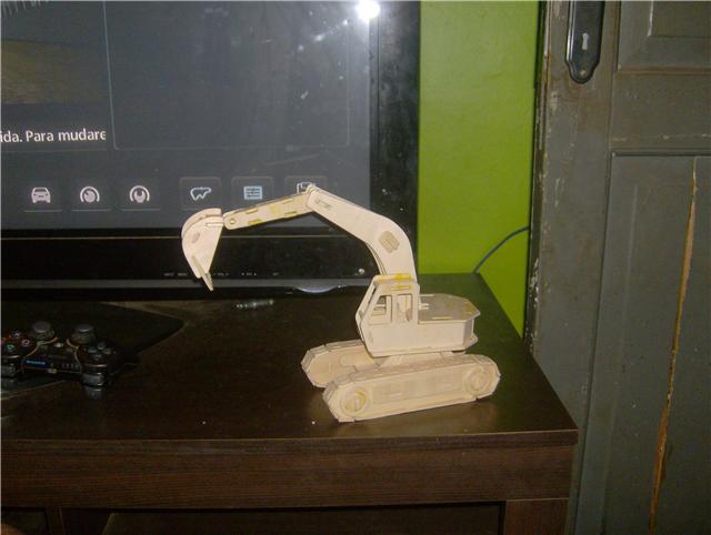 imagem do arquivo vetor para download Escavadeira  Miniatura