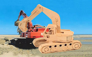 imagem do arquivo vetor para download Escavadeira  Miniatura