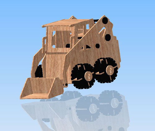 imagem do arquivo vetor para download Escavadeira de brinquedo