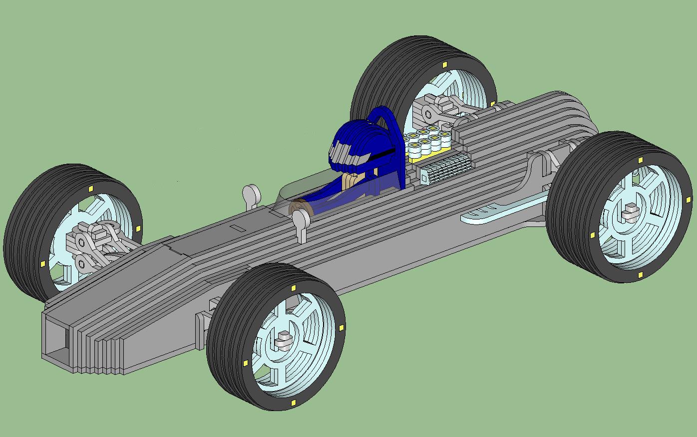 imagem do arquivo vetor para download F1 Old 1960 Lotus em miniatura