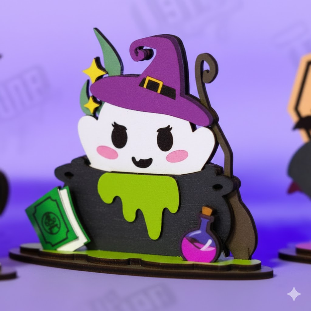 imagem do arquivo vetor para download Fantasminha decorativo