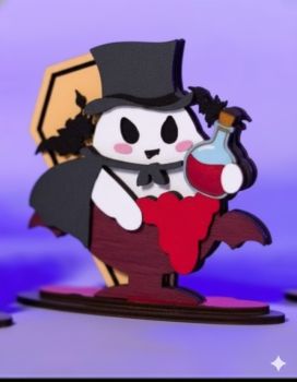 imagem do arquivo vetor para download Fantasminha decorativo