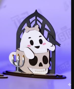 imagem do arquivo vetor para download Fantasminha decorativo