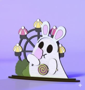 imagem do arquivo vetor para download Fantasminha decorativo