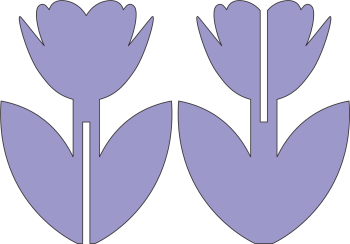 imagem do arquivo vetor para download Flor de decorativa Tulipa para enfeite