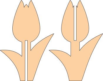 imagem do arquivo vetor para download Flor de decorativa Tulipa para enfeite