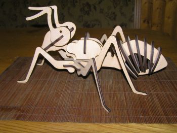 imagem do arquivo vetor para download Formiga 3D