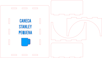 imagem do arquivo vetor para download Gabarito para Gravação de Caneca Stanley
