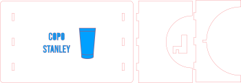 imagem do arquivo vetor para download Gabarito para Gravação de Copo Stanley