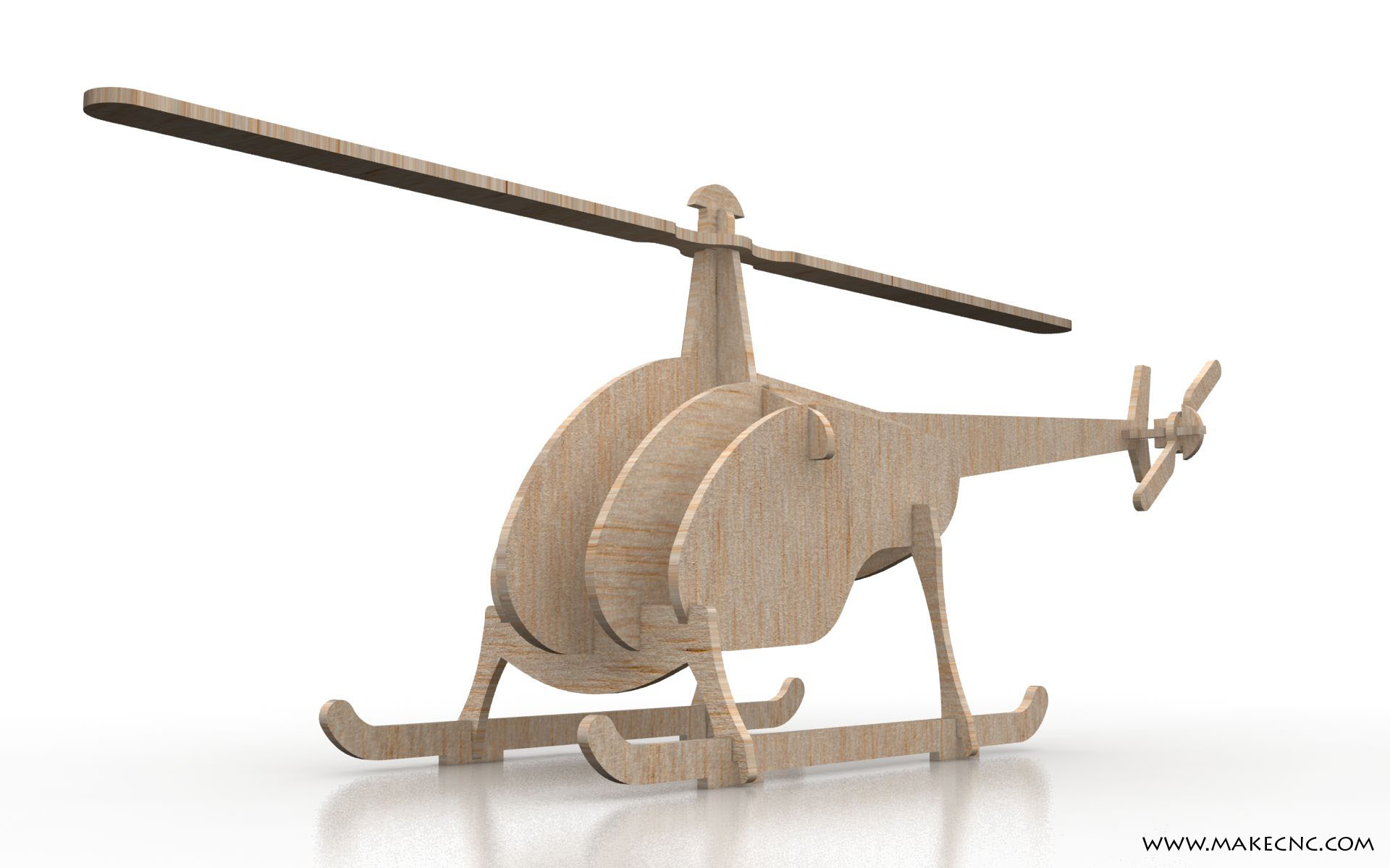 imagem do arquivo vetor para download Helicóptero de MDF