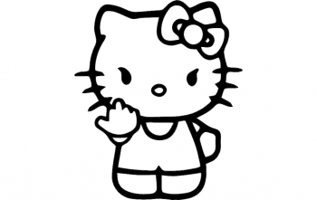 imagem do arquivo vetor para download Hello kitty