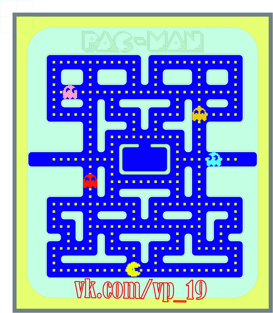 imagem do arquivo vetor para download Imagem tridimensional baseada no jogo Pac-Man