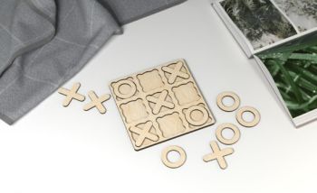 imagem do arquivo vetor para download Jogo da velha mdf