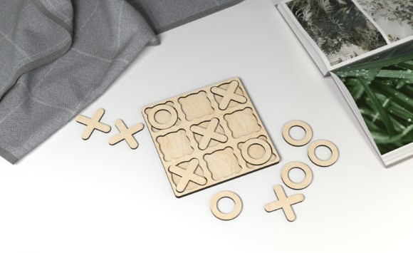 imagem do arquivo vetor para download Jogo da velha mdf