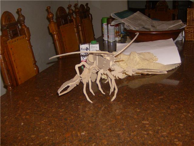 imagem do arquivo vetor para download Lagosta 3D