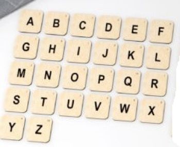 imagem do arquivo vetor para download Letras do Scrabble