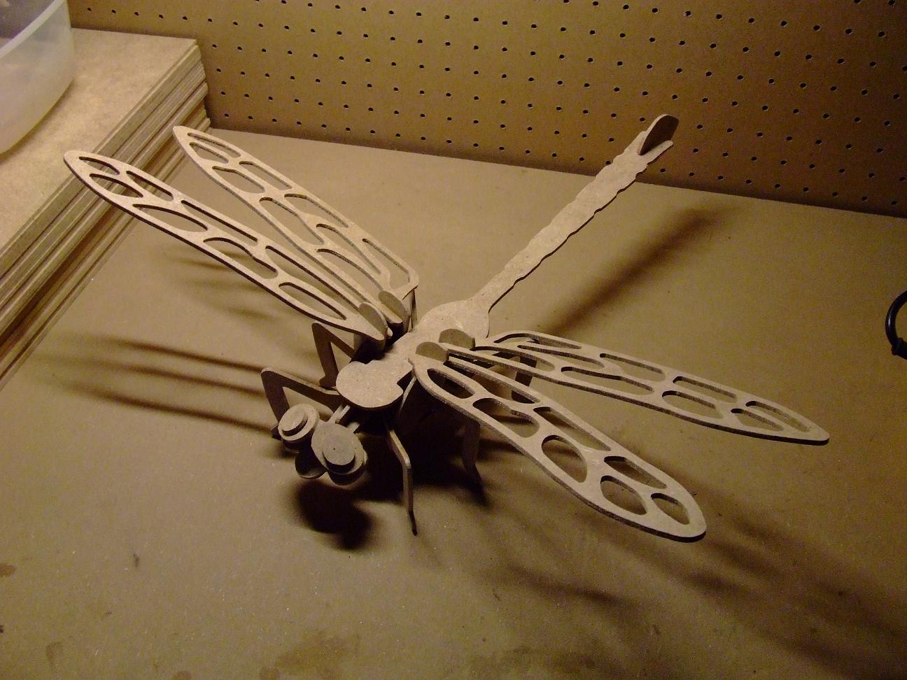 imagem do arquivo vetor para download Libélula 3d