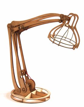 imagem do arquivo vetor para download Luminária Articulada com Base Circular
