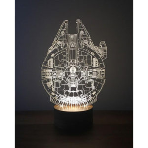 imagem do arquivo vetor para download Luminária Millenium Falcon