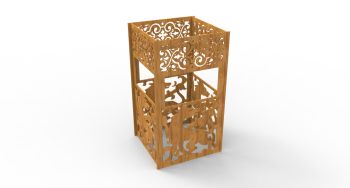 imagem do arquivo vetor para download Luminária floral