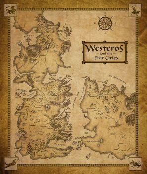 imagem do arquivo vetor para download Mapa de Westeros Game Of Thrones