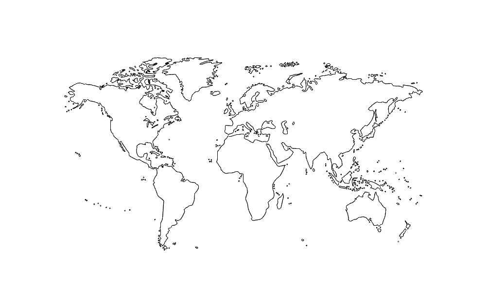 imagem do arquivo vetor para download Mapa do mundo