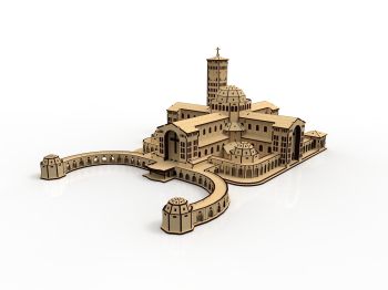imagem do arquivo vetor para download Maquete Basílica de Aparecida