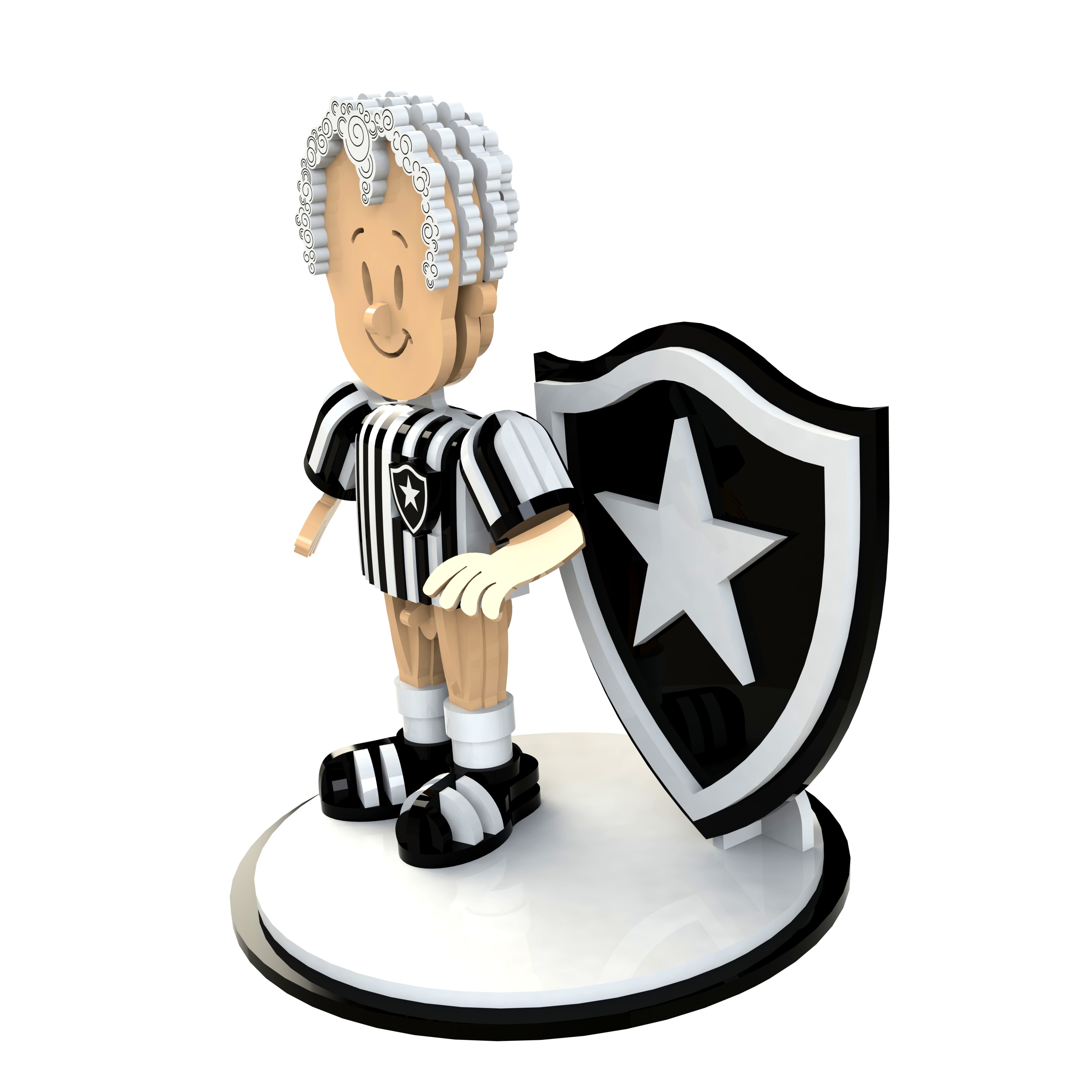 imagem do arquivo vetor para download Mascote Botafogo