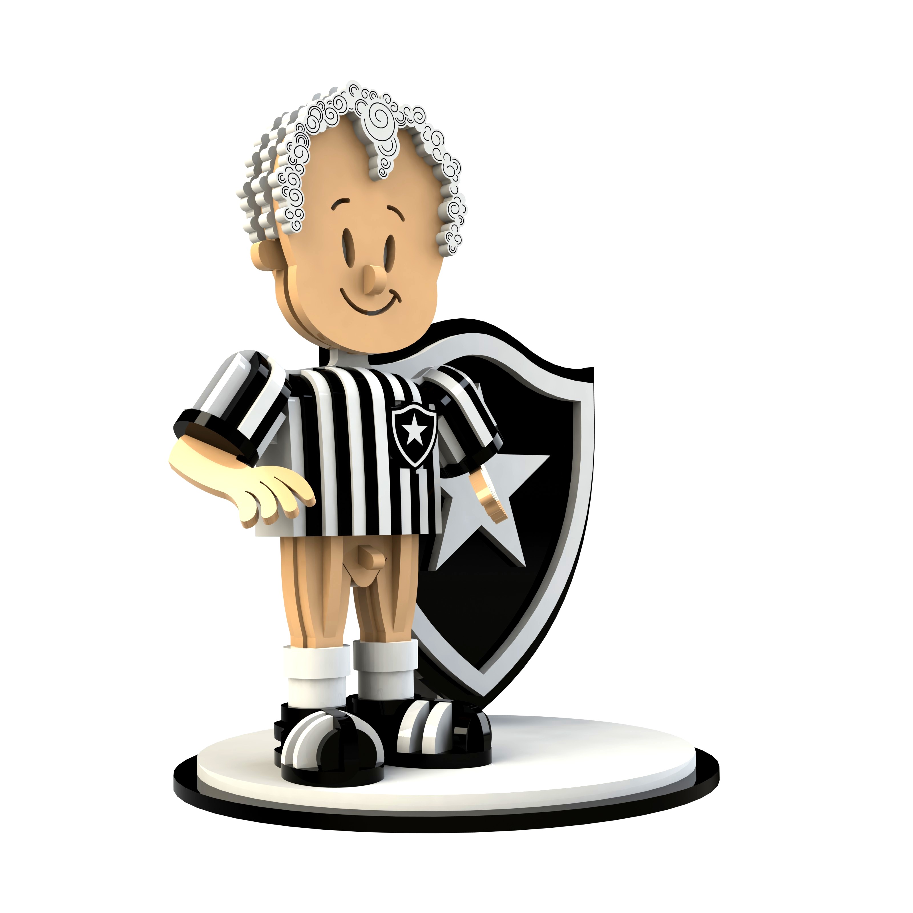 imagem do arquivo vetor para download Mascote Botafogo