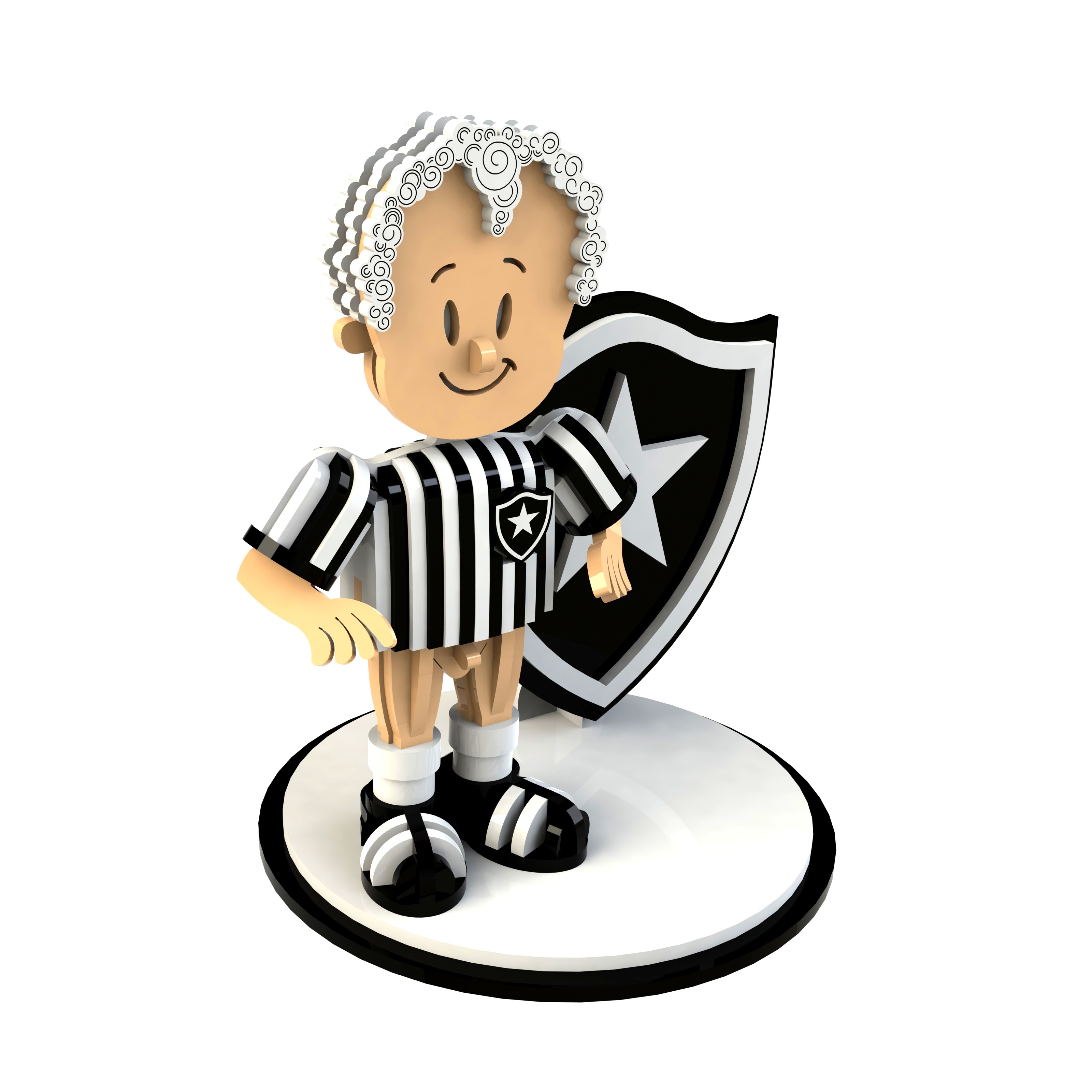 imagem do arquivo vetor para download Mascote Botafogo