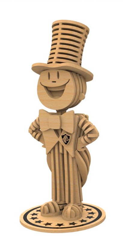 imagem do arquivo vetor para download Mascote Fluminense