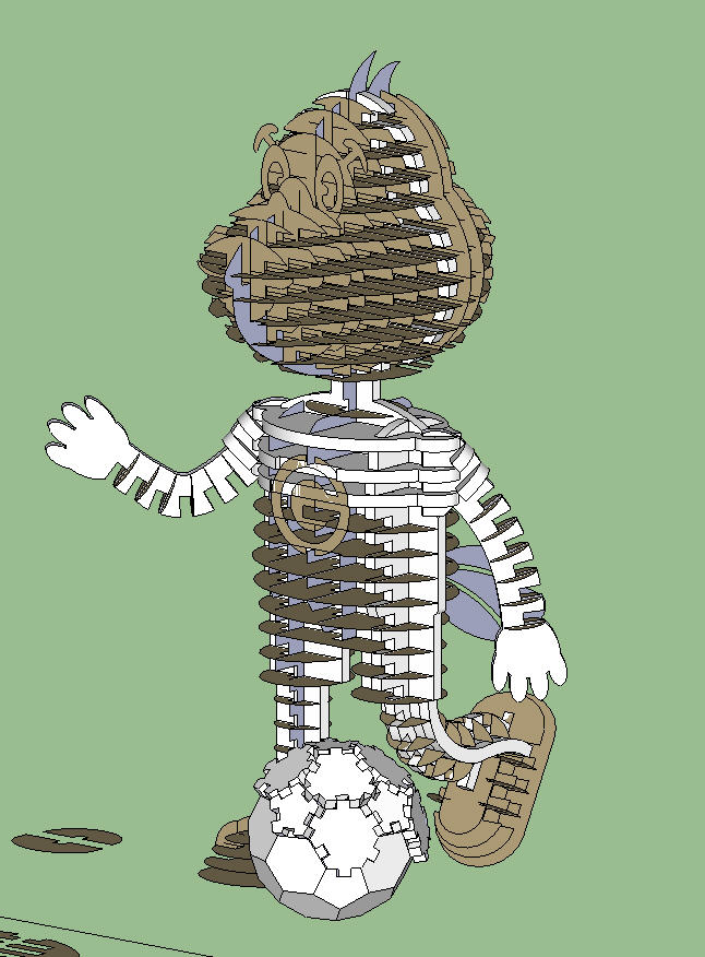 imagem do arquivo vetor para download Mascote Goiás Esporte Clube v2