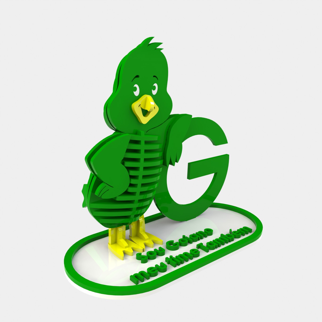 imagem do arquivo vetor para download Mascote Goiás Esporte Clube v5
