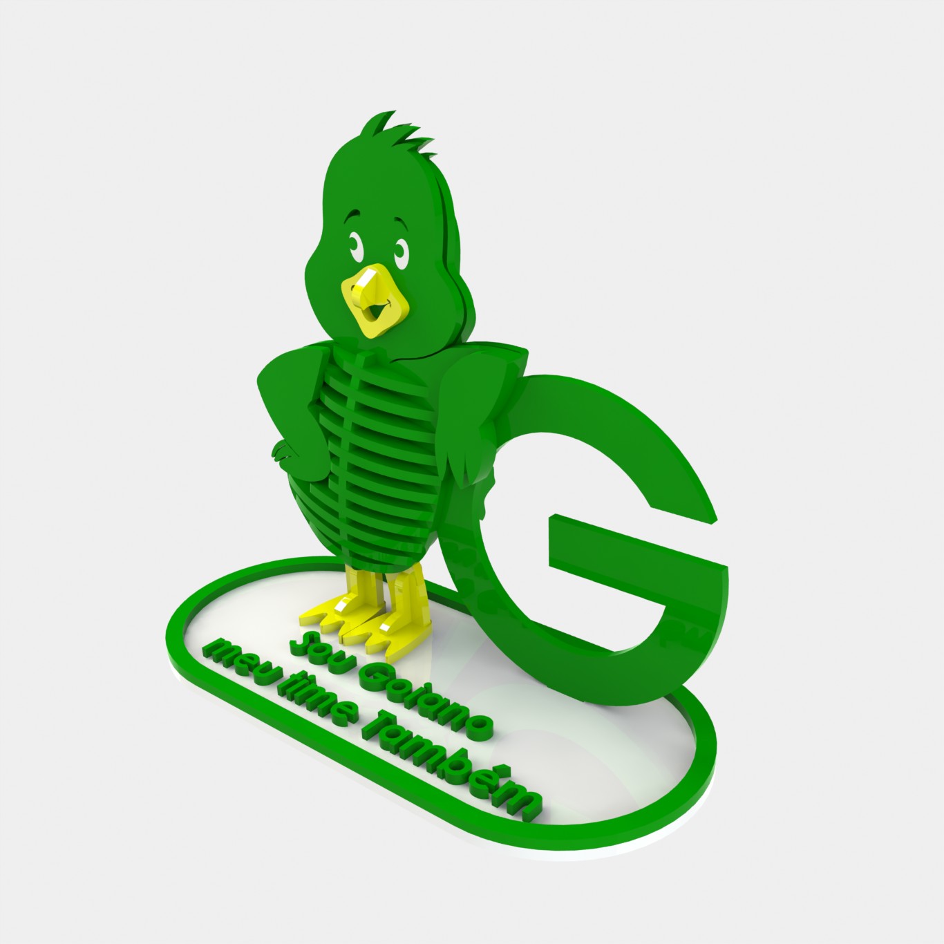 imagem do arquivo vetor para download Mascote Goiás Esporte Clube v5