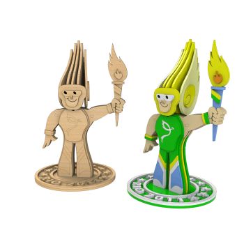 imagem do arquivo vetor para download Mascote Panamericano