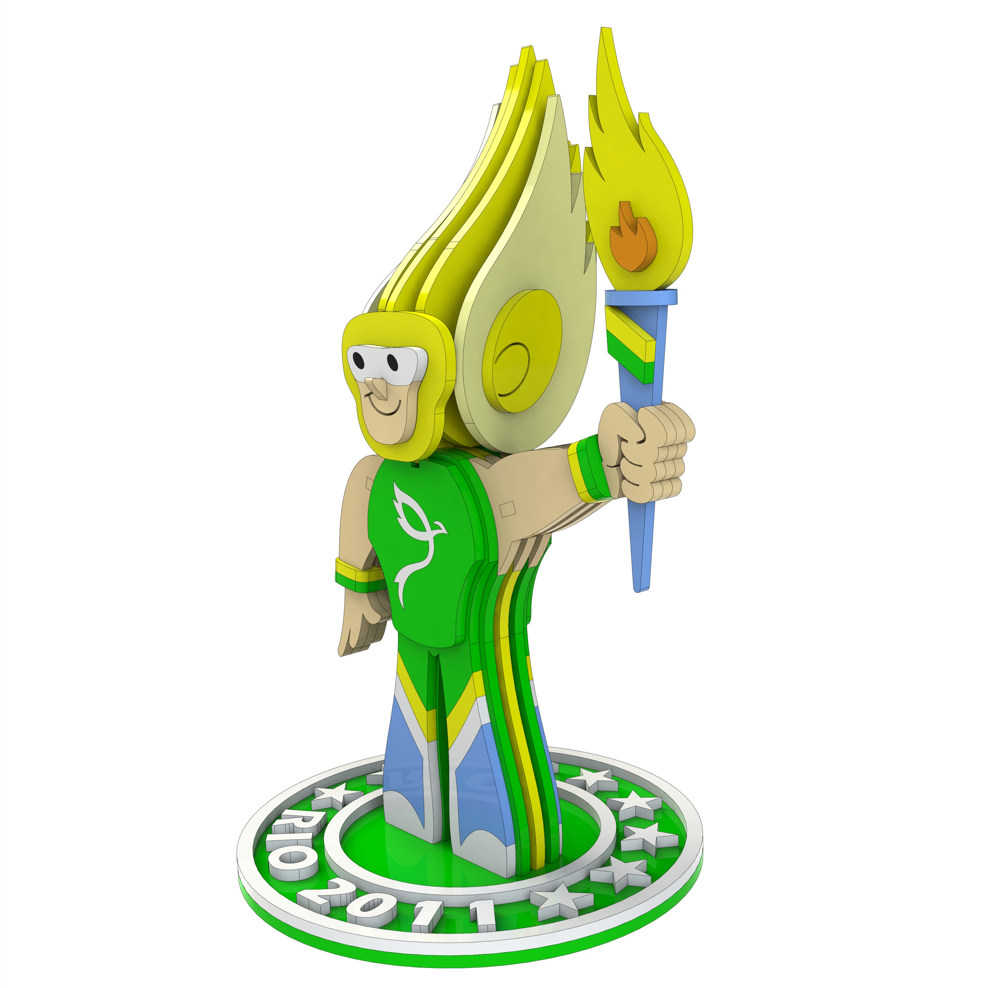 imagem do arquivo vetor para download Mascote Panamericano