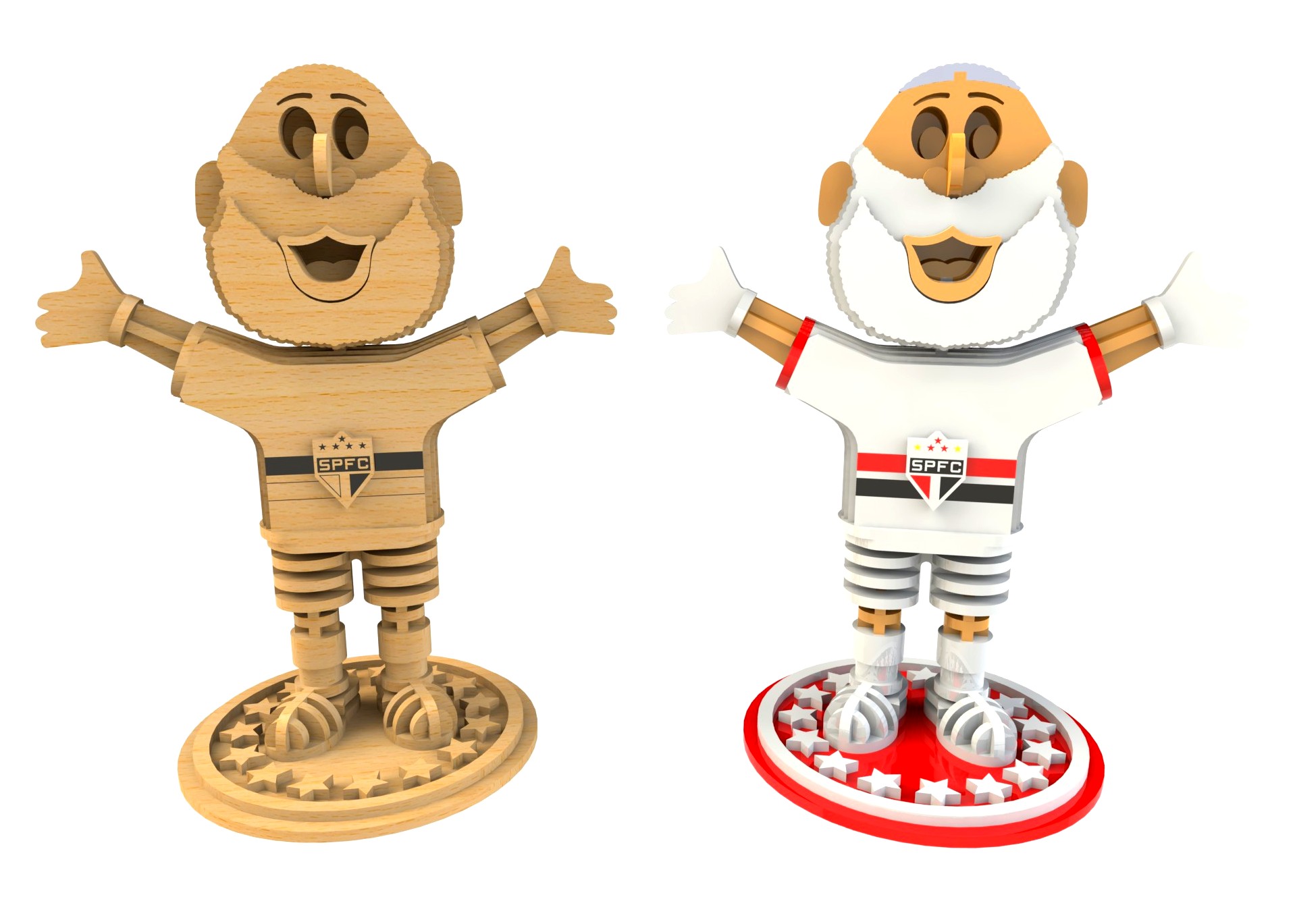 imagem do arquivo vetor para download Mascote São Paulo Versão 2